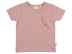 Petit Piao t-shirt light pink with flower motif